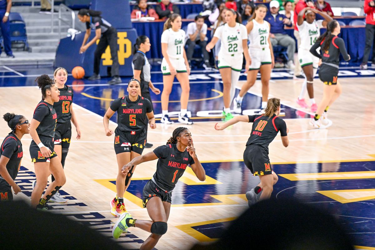 NCAA Womens Basketball: Maryland at Notre Dame