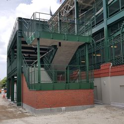 South view of new west entrance -