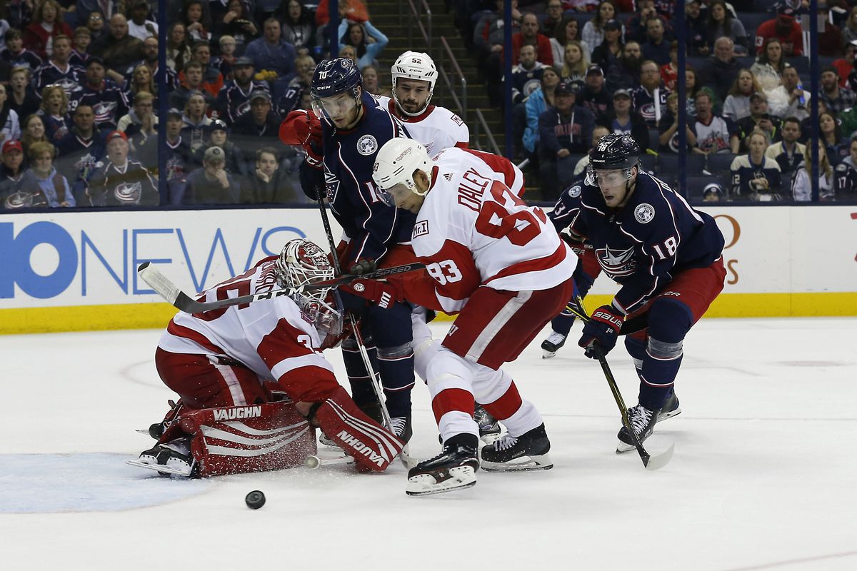 NHL: Detroit Red Wings at Columbus Blue Jackets