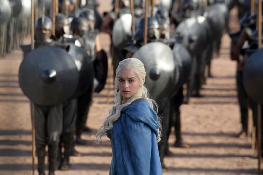 Emilia Clarke as Daenerys Targaryen in “And Now His Watch Has Ended.” | HBO