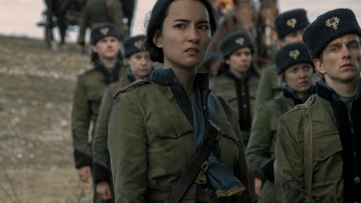 alina in her military uniform