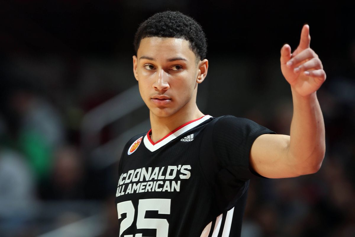 Chad Ford has the Sixers taking Ben Simmons No. 1 overall.
