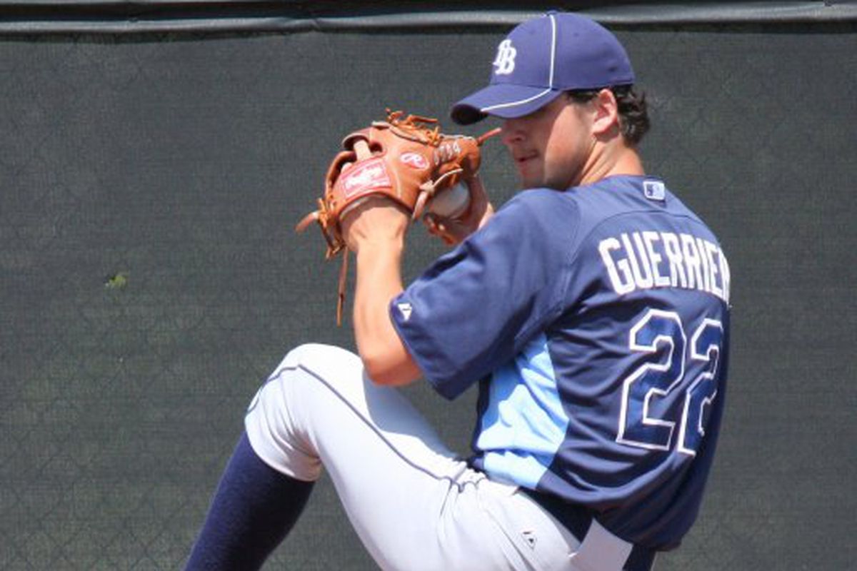 Taylor Guerrieri hasn't allowed more than six earned runs in any month this year