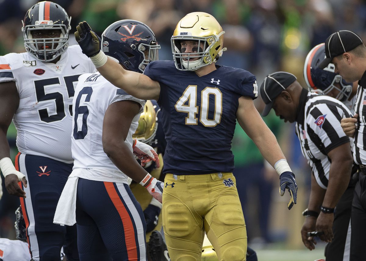 COLLEGE FOOTBALL: SEP 28 Virginia at Notre Dame