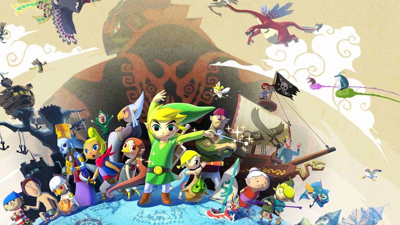 Wind Waker HD launch trailer returns us to a flooded world of sail.