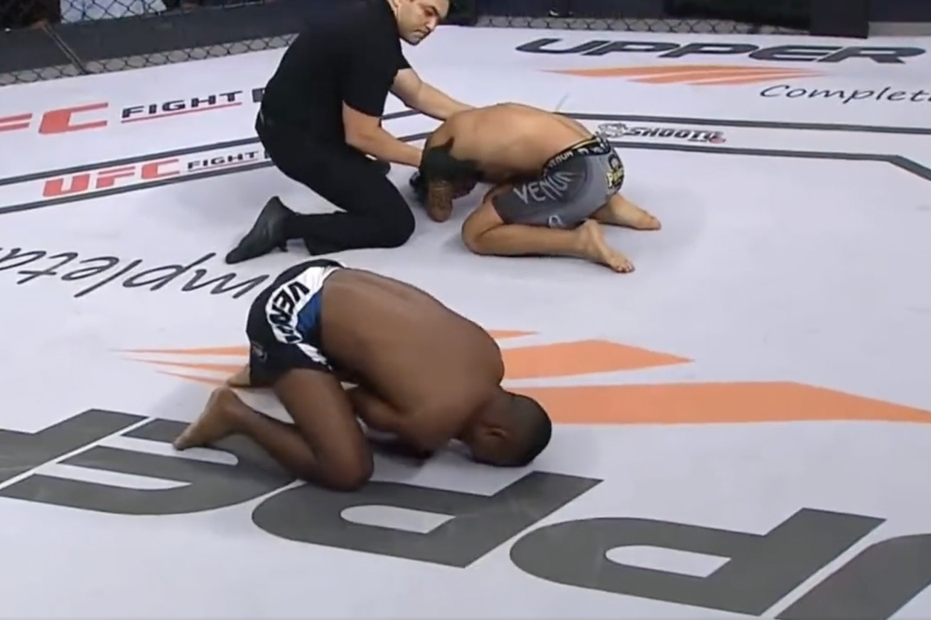 Missed Fists: Fighter scores wild knockout, immediately crumbles with shoulder injury