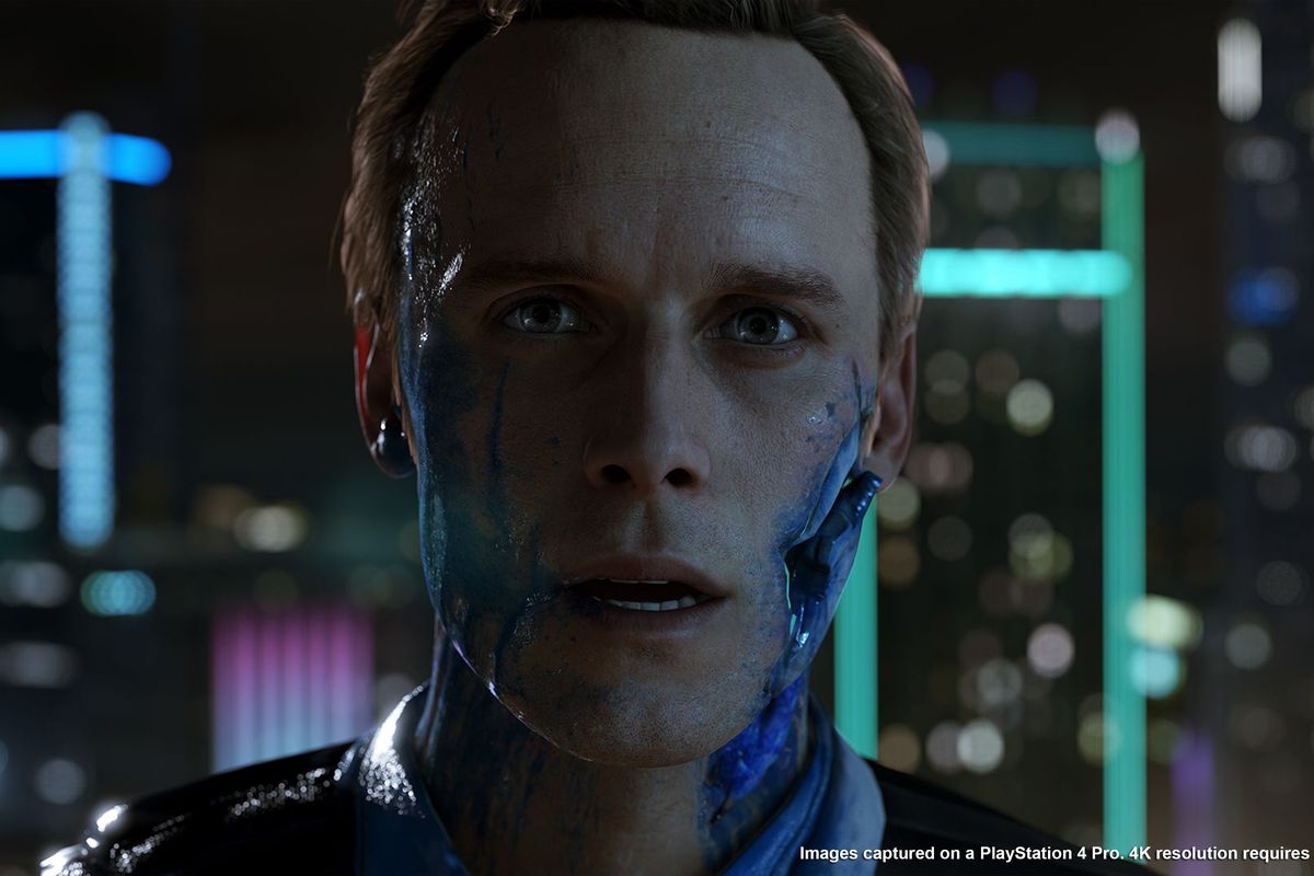 Detroit: Become Human - the deviant android taken out by cops
