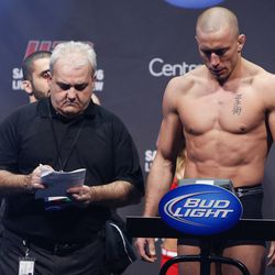 UFC 158 weigh-in photos