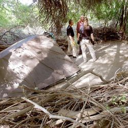 Due to a variety of complaints, the Salt Lake City Police Department, the Salt Lake County Health Department and other partners are working to clear transient camps in City Creek Canyon Monday, June 24, 2013.