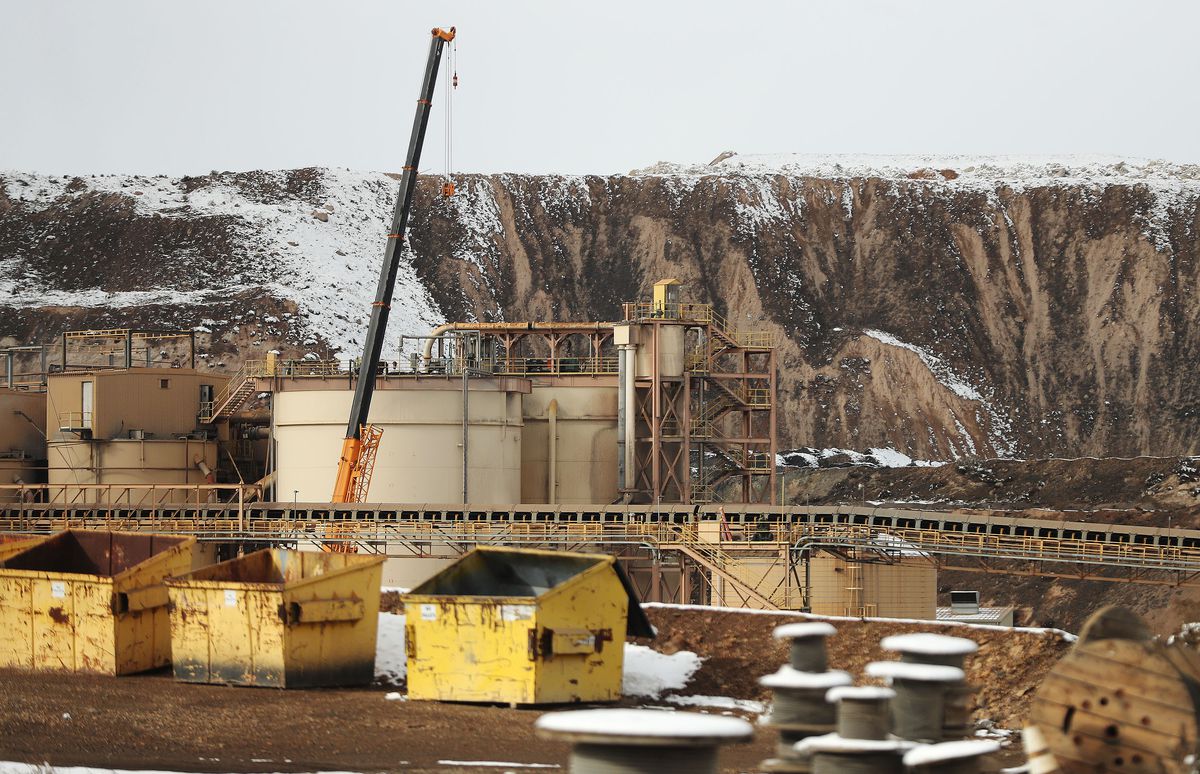 The Newmont Gold Mine in Carlin, Nev., is pictured on Tuesday Jan 26, 2021.