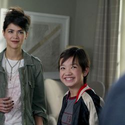 Lilan Bowden and Peyton Elizabeth Lee in Disney Channel's "Andi Mack," a new series for kids and families created and executive-produced by Terri Minsky who also created one of Disney Channel's defining hit series, "Lizzie McGuire." The series began production this fall in Salt Lake City, Utah, with 12-year-old newcomer Peyton Elizabeth Lee starring in the title role. It is scheduled for a 2017 premiere on Disney Channel.