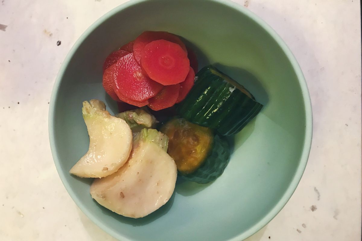 Pickles at Peg restaurant in East London from the Bright and P. Franco teams