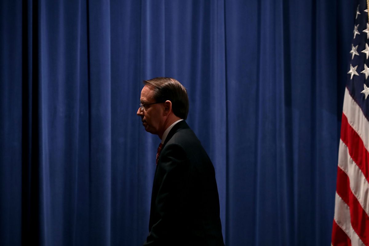 US Deputy Attorney General Rod Rosenstein has been a vocal critic of supervised drug consumption sites, also known as safe injection sites.