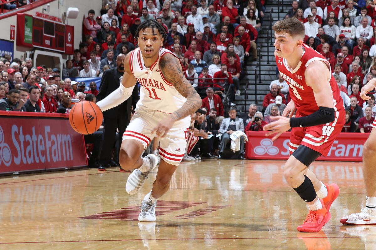 COLLEGE BASKETBALL: JAN 14 Wisconsin at Indiana