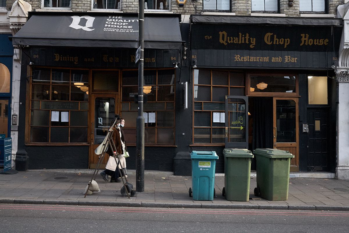 Quality Chop House and its shop next door in Clerkenwell closed because of the omicron variant