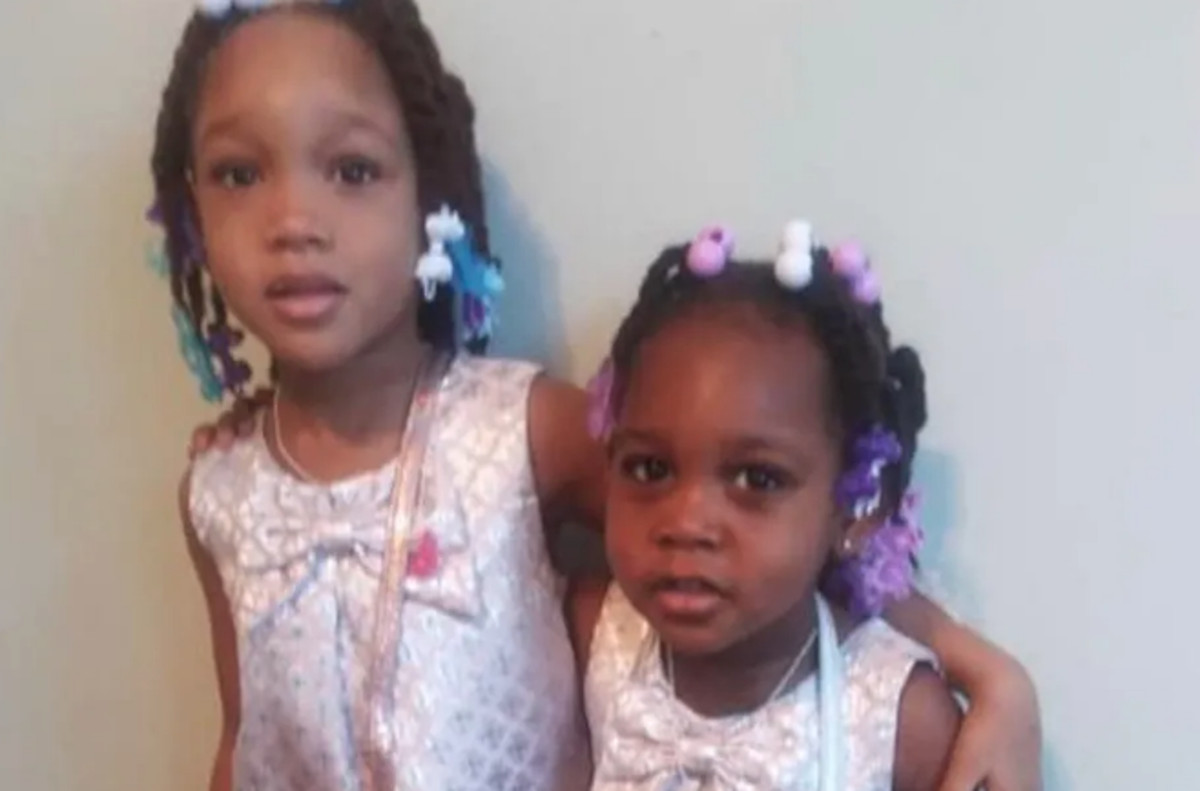 Aubrey Broughton (right) with her big sister Serenity Broughton, who died after both were hit in a shooting Aug. 15.