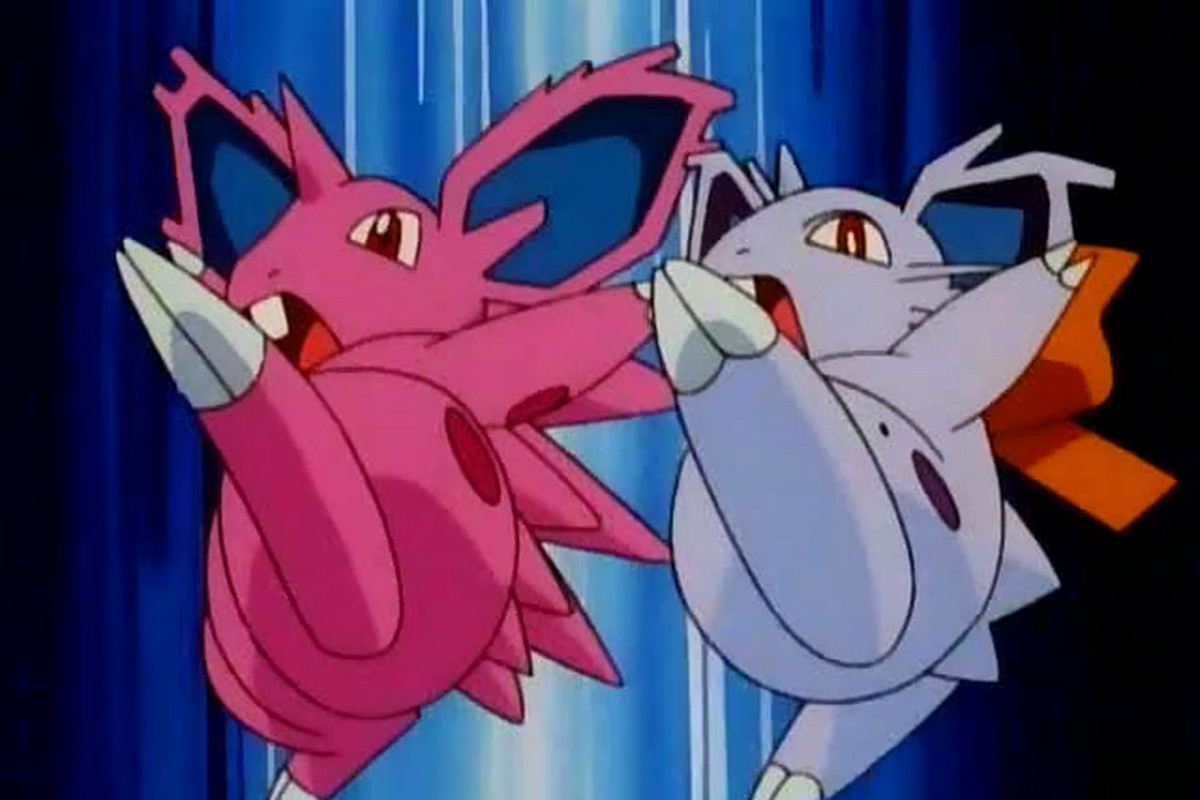 Both forms of Nidorans do a Double Kick attack together