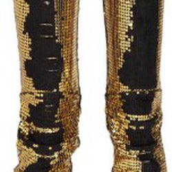Distressed Sequin Embellished Skinny Pants are $753, orig. $3,765.00