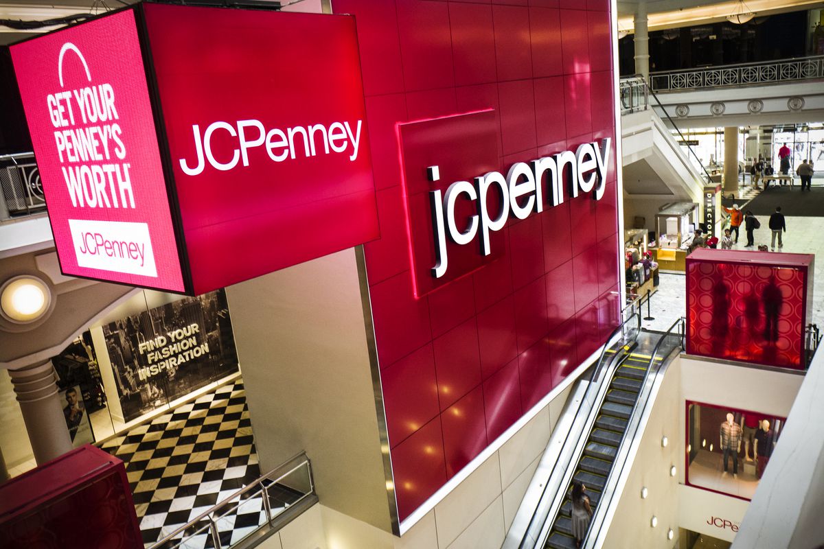 A JC Penney department store inside the Manhattan Mall in New York City on May 15, 2017.