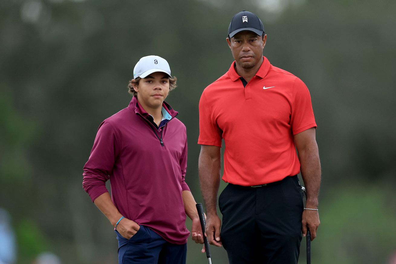Tiger Woods passing torch, son Charlie enters PGA Tour qualifying tournament