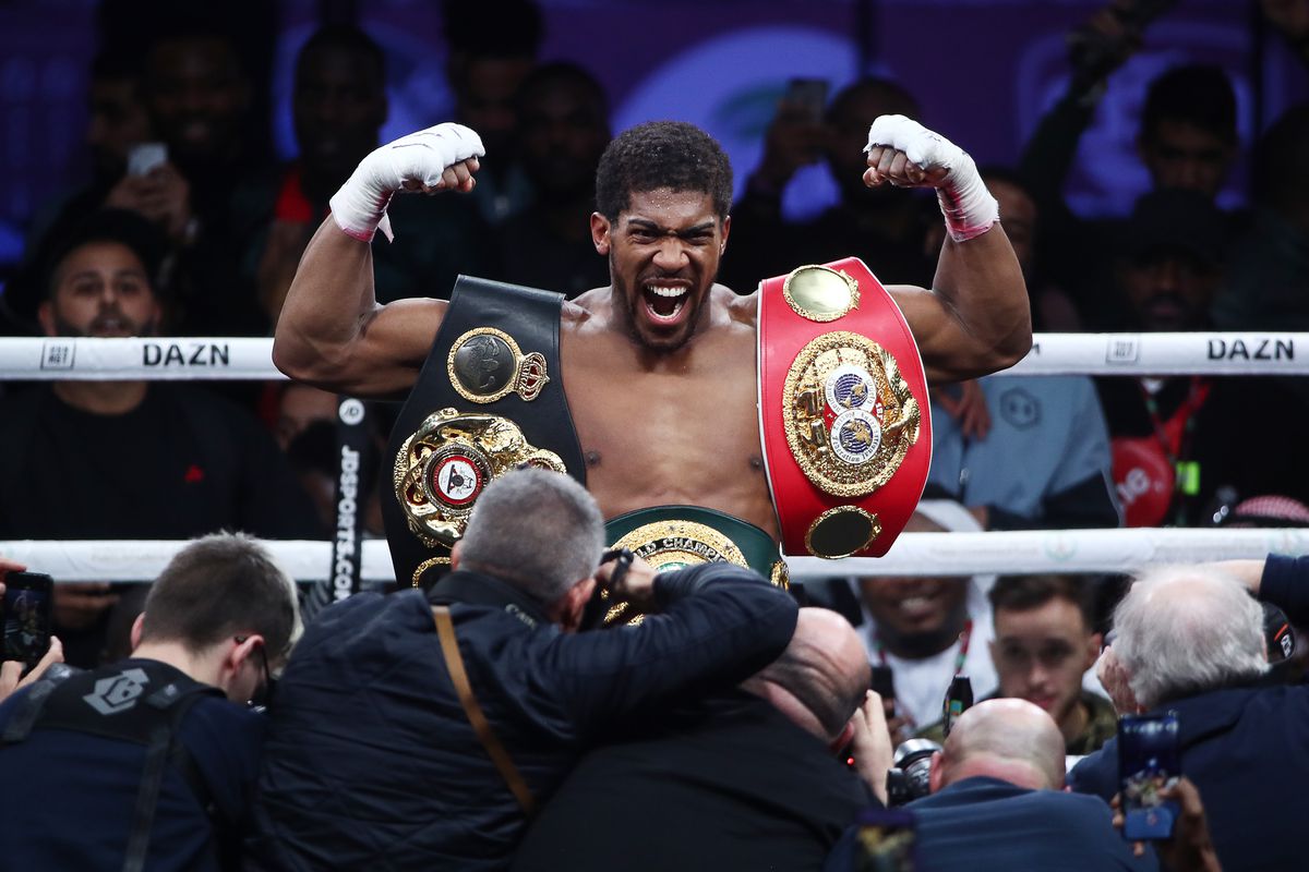British boxer Anthony Joshua wins back his world heavyweight titles in Saudi Arabia