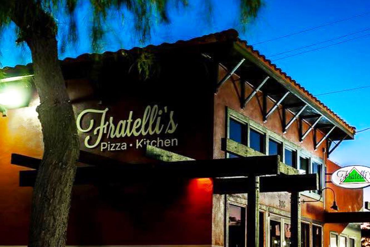 The newly open, casual Italian restaurant Fratelli’s Pizza Kitchen on Water Street in Henderson.