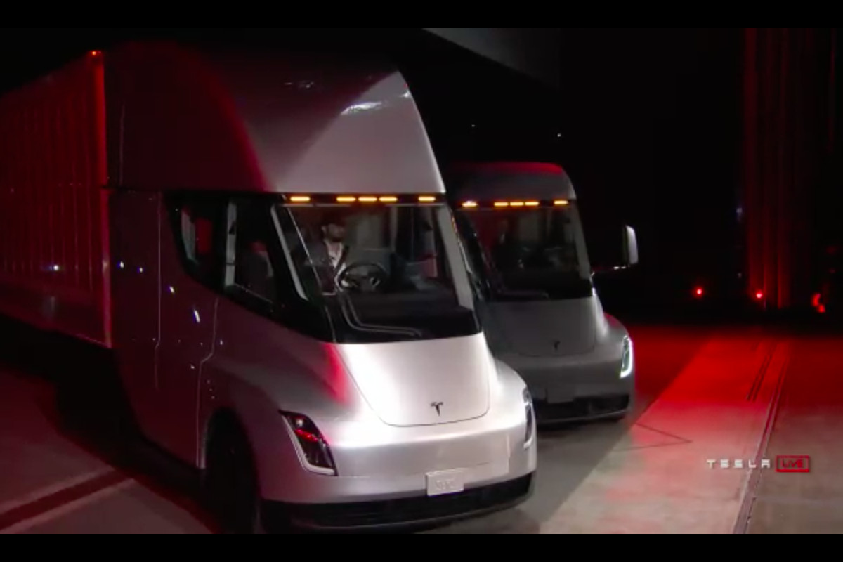 Tesla semi trucks	