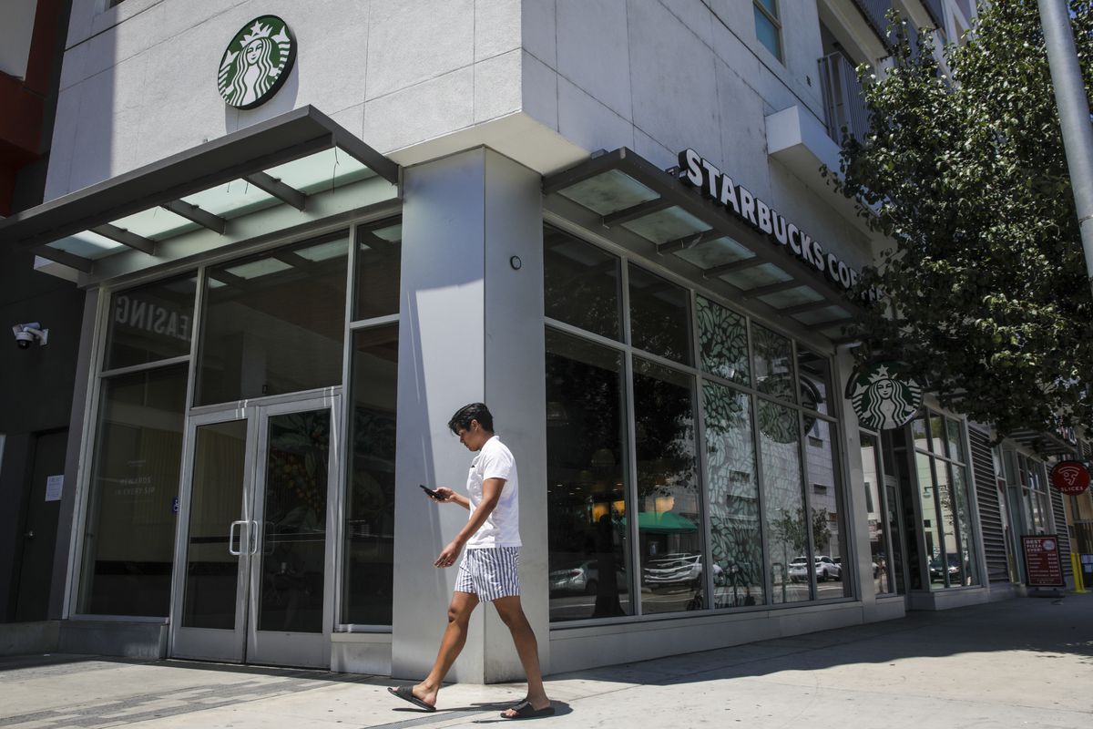 Starbucks plans to close six stores in Los Angeles.