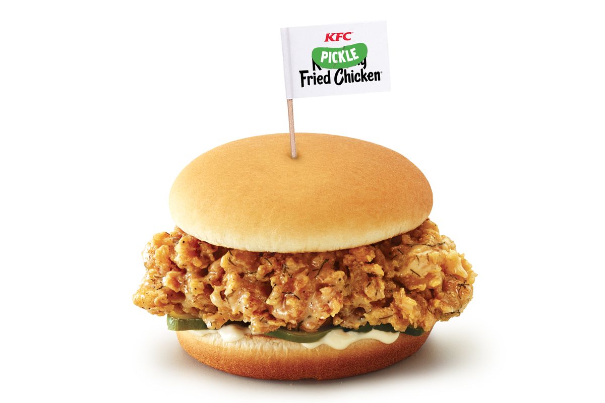 KFC’s pickle fried chicken sandwich