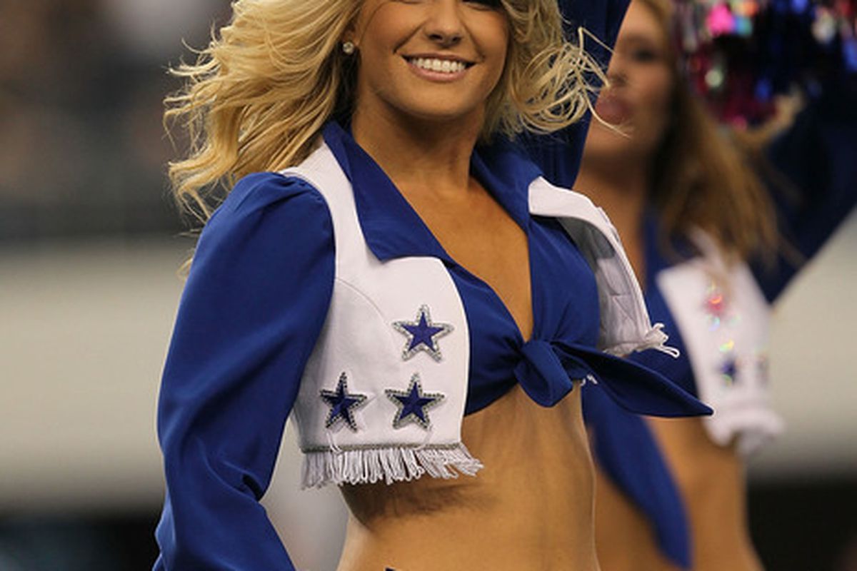 Dallas Cowboys cheerleaders: Always impeccably dressed.