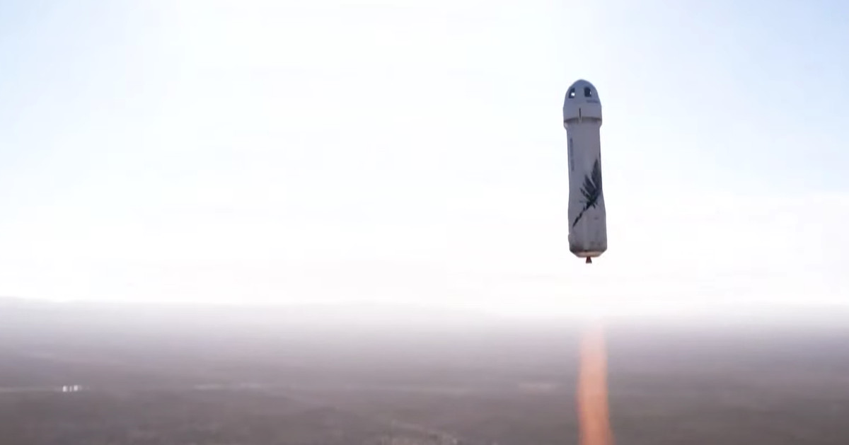 Blue Origin successfully sends William Shatner and crew to edge of space and bac..
