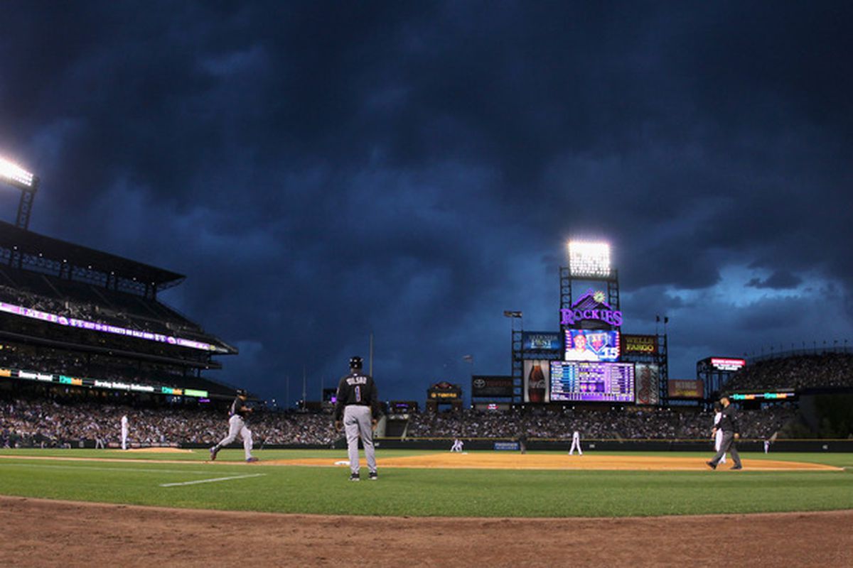 Gloomy times at Coors Field.