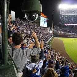 Crowd reacts to Miguel Montero's grand slam