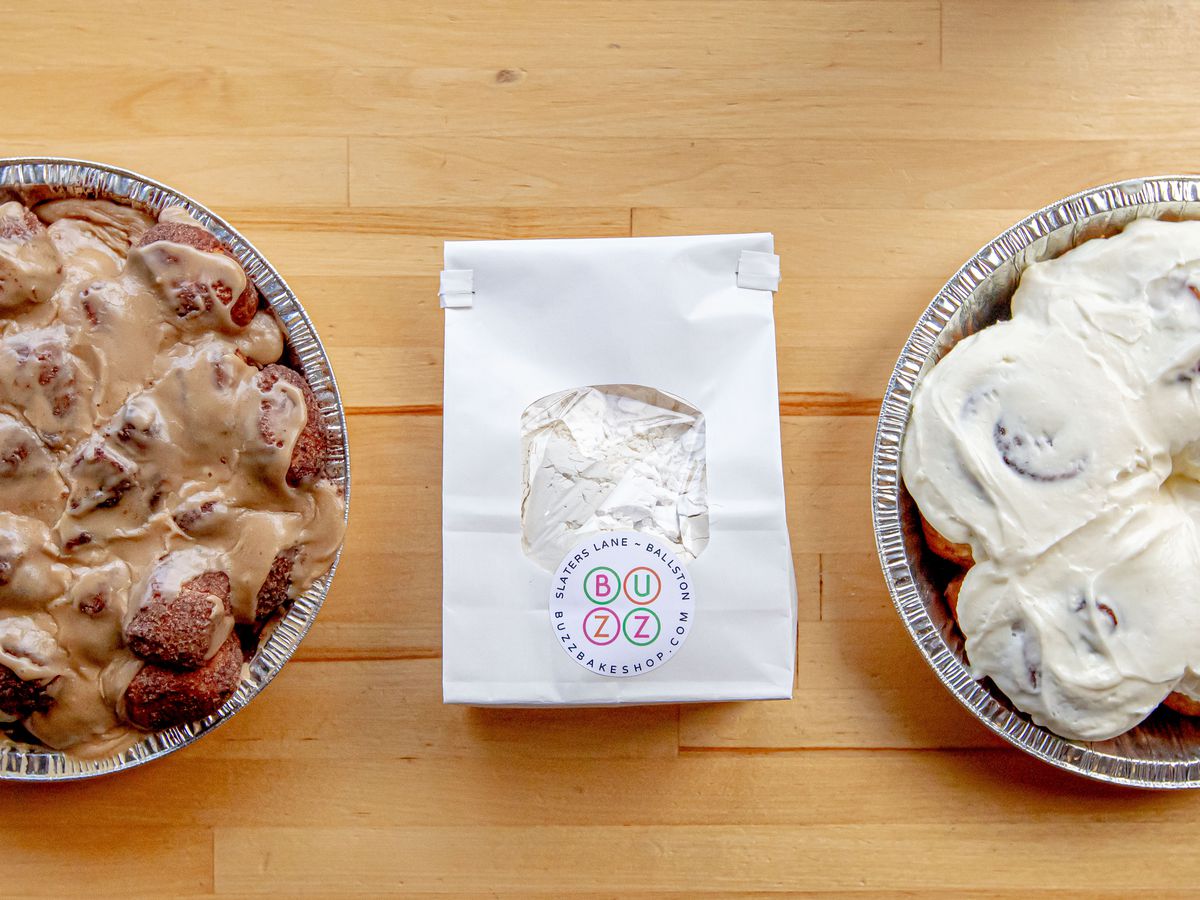 “Take and bake” cinnamon rolls and monkey bread from Buzz Bakeshop