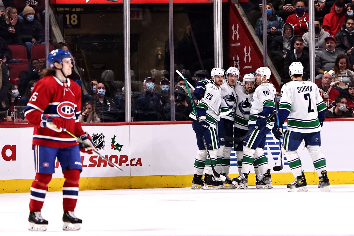 NHL: Vancouver Canucks at Montreal Canadiens