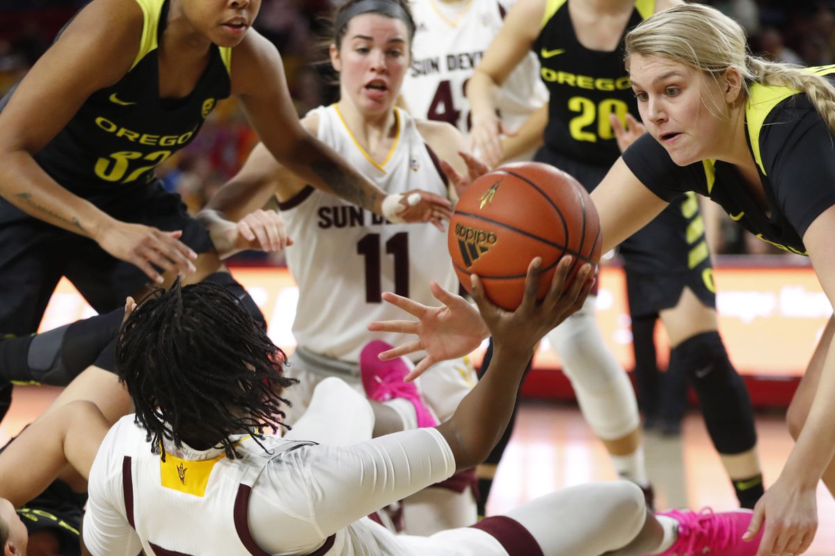 NCAA Womens Basketball: Oregon at Arizona State