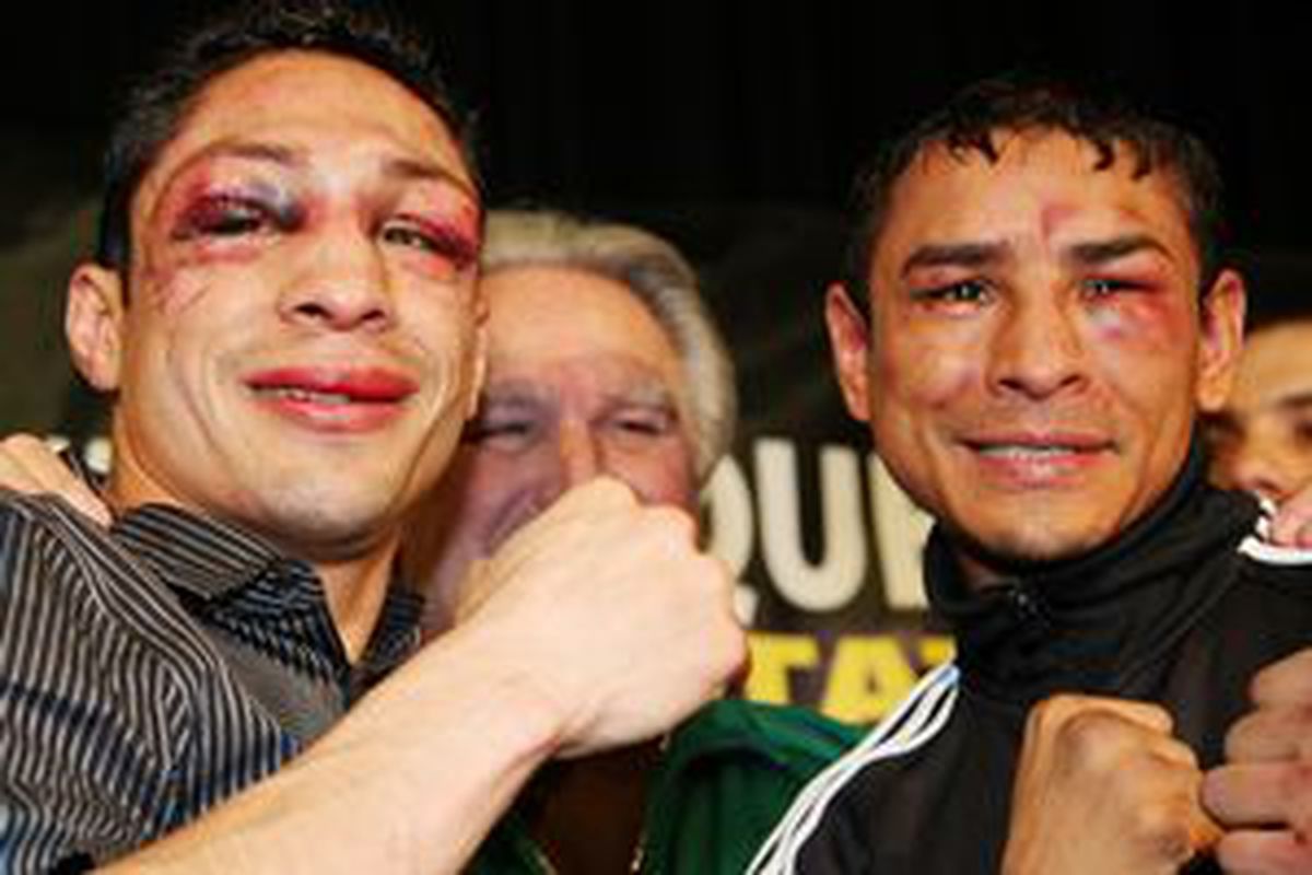 Israel Vazquez and Rafael Marquez appear to want too much money for a fourth fight. Promoter Gary Shaw says the fight isn't close to happening. (Photo via <a href="http://a.espncdn.com/photo/2008/0302/box_e_vazquez_300.jpg">a.espncdn.com</a>)
