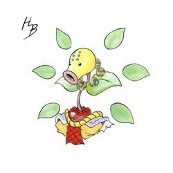 Bellsprout is a little dopier than Zenyatta, but we have no other complaints here.