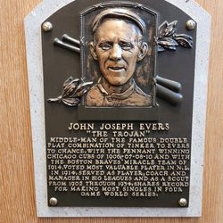 Johnny Evers plaque