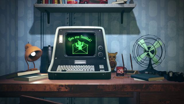 Fallout 76 teaser - computer desk