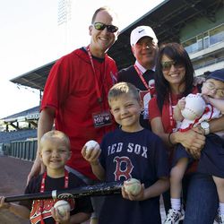 The Norton family at the Salt Lake Bees vs. Colorado Springs game on Monday, June 3, 2012.