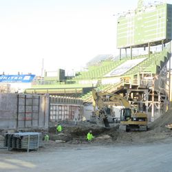 Another view of the right-field bleachers on Sheffield