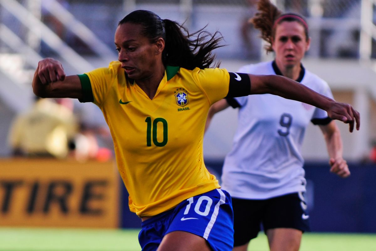 Brazilian midfielder Rosana, above, along with defender Poliana have joined the Houston Dash roster the club announced Thursday.