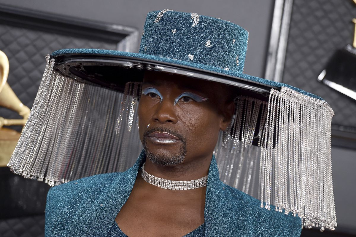 Billy Porter arrives at the 62nd annual Grammy Awards in Los Angeles on Jan. 26, 2020. Porter has broken his silence over his HIV diagnosis, saying he no longer wants to live under a cloud of shame.