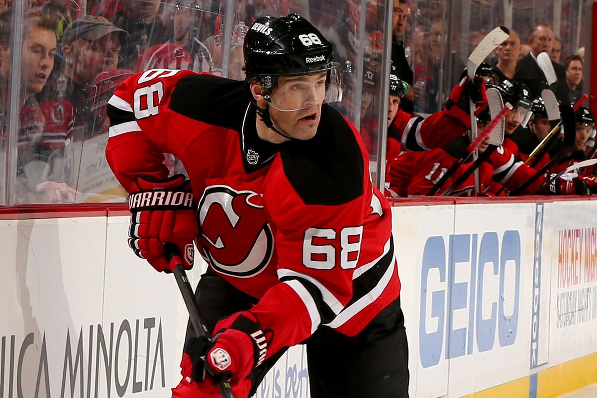 With his 1,724th point, Jaromir Jagr moved into seventh on the NHL's all-time scoring list. 