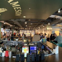 <strong><em>Inside the Royal Rooter’s Club — panoramic. Fenway Park. August 25, 2023.</em></strong>
