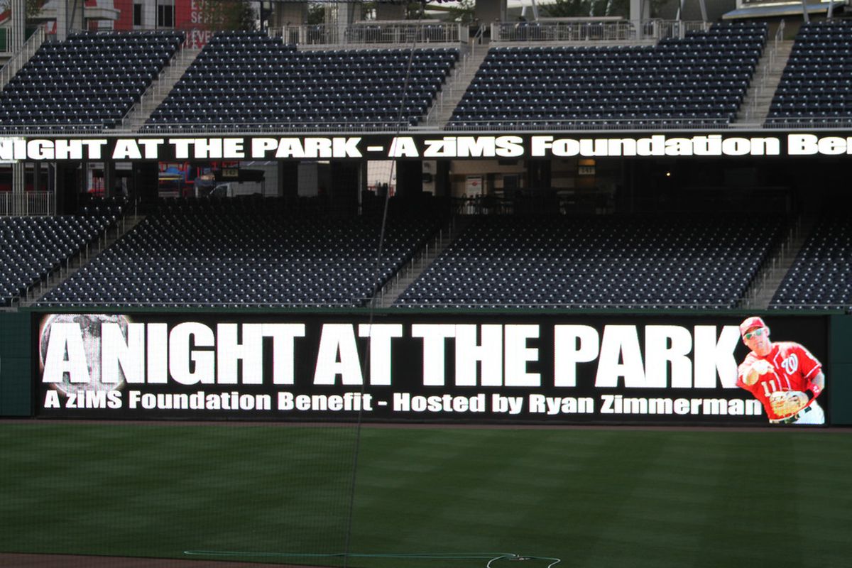 Ryan Zimmerman's 3rd Annual "A Night At The Park" featuring Guster Thursday, June 14, 2012 at 6:00 PM (ET), Washington, DC." - ziMS Foundation: Ryan Zimmerman's 3rd Annual "A Night At The Park"
