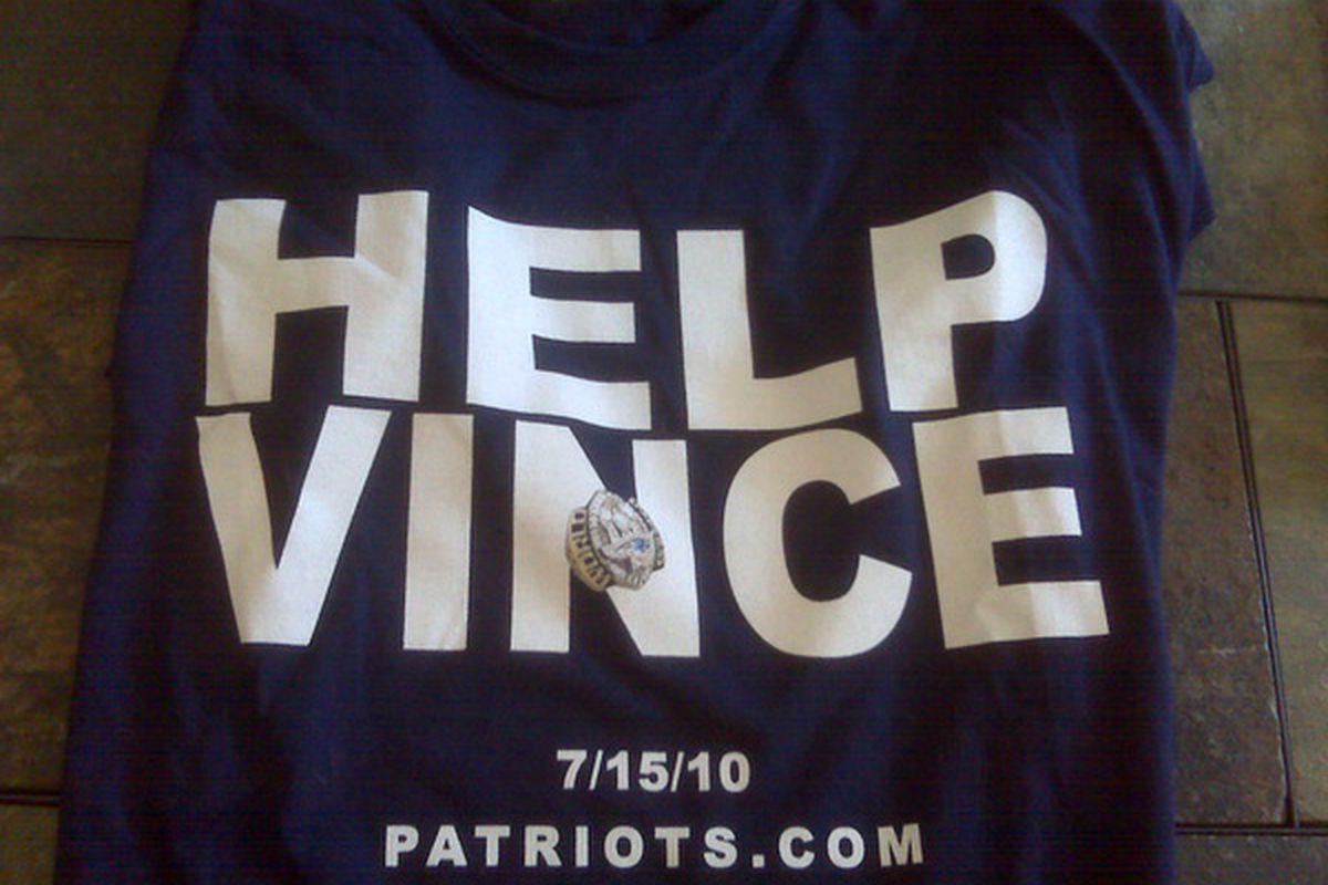 <em>Vince Wilfork sent <a href="http://www.bostonherald.com/blogs/sports/rap_sheet/index.php/2010/06/30/so-why-does-patriots-nt-wilfork75-need-my-help-or-yours/">T-shirts</a> to members of the local media, but why?</em>