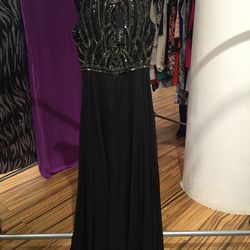 Parker Black gown, size 4, $180 (from $594)
