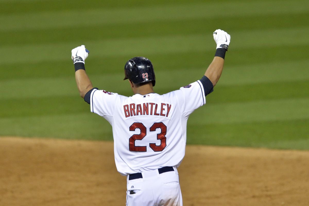 We talked about Michael Brantley a lot so here's a picture of Michael Brantley. 